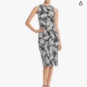Hugo boss women's pleated leaf dress size small